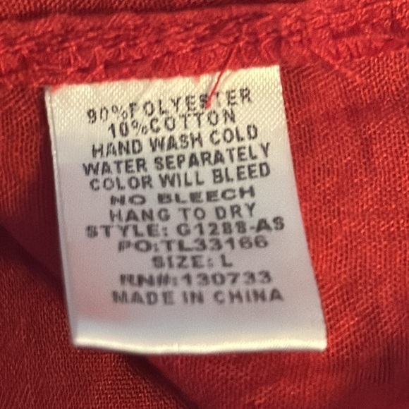 Altar’d State Boho pleated lace keyhole back lined casual dress Sz L - Picture 6 of 7